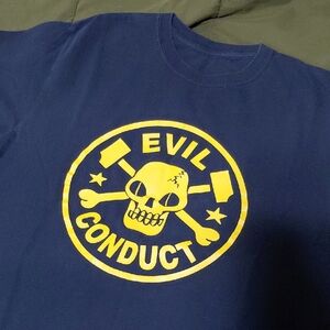 Evil Conduct Band T-shirt. Black. Medium.